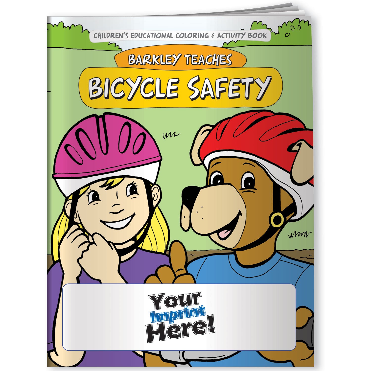 Bicycle Safety Activity Book USA Made Eco Promotional Products